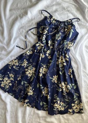 Сукня легка весняна плаття міні топ коротка сарафан майка