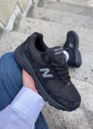 Мужские кроссовки new balance 993 black 41-42-43-44-45