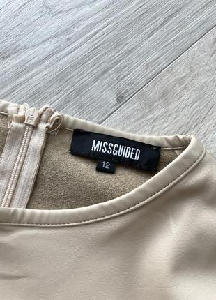 Шкіряна футболка missguided3 фото