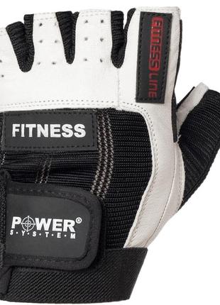 Перчатки для фитнеса и тяжелой атлетики power system ps-2300 fitness black/white l5 фото