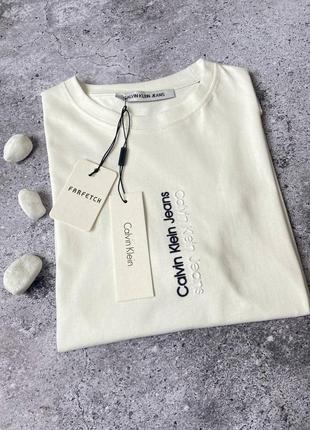 Мужская футболка в стиле calvin klein люкс качестваTM️