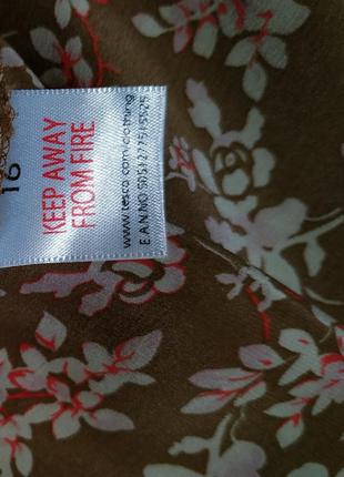 F&f 100% натуральный шелк замечательная блуза в цветочный принт7 фото