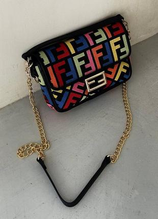 Сумочка fendi black colour
