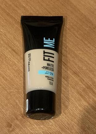 Тональный крем fit me matte pereless foundation