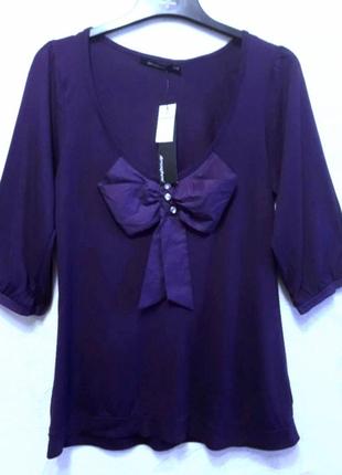 Нарядная стрейчевая блуза из тончайшего стрейчевого материала, 46-48-50? натуральная вискоза,  atmosphere