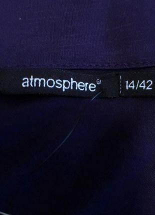 Ошатна стрейчева блуза з найтоншого стрейчевого матеріалу, 46-48-50? натуральна віскоза, atmosphere6 фото