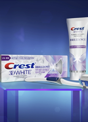 Набір для відбілювання crest 3d white professional effects 10 пар смужок & паста сrest brilliance 113 фото