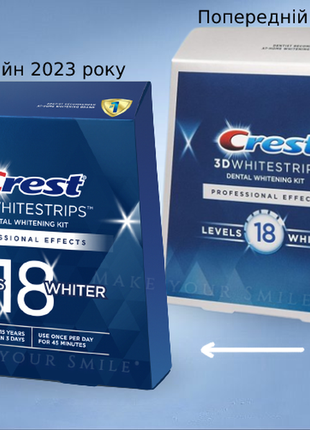 Набір для відбілювання crest 3d white professional effects 10 пар смужок & паста сrest brilliance 117 фото