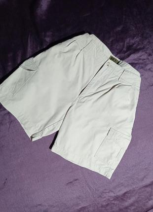 Шорты бермуды карго светлые щадящая ткань на лето размер xl xxl унисекс недорого