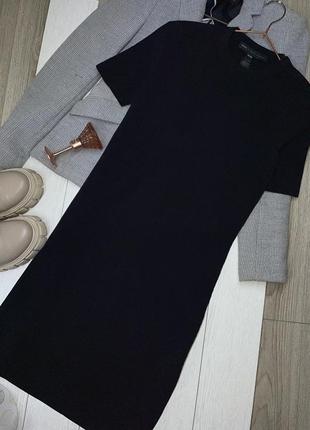 Чорна коротка сукня marc jacobs xs плаття теніска коротке плаття прямого крою