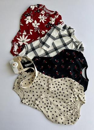Боді бодіки carter’s carters картерс з довгим рукавом