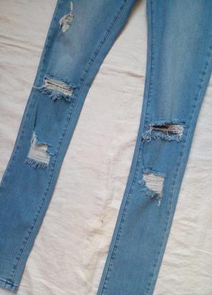 Летние джинсы скинни6 фото