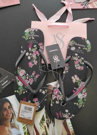 Літні шльопанці в'єтнамкі 39 40 havaianas victoria's secret оригінал2 фото