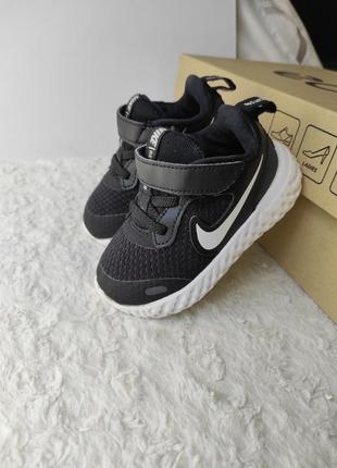 Летние кроссовки на липучках nike р. 20-21 стелька 13 см