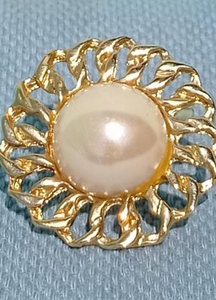 Брошь-клипса винтаж