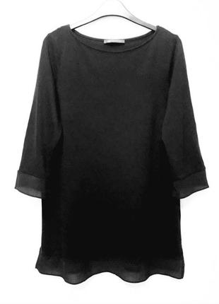 Элегантная удлинённая блуза, 48-50-52?, тонкий, нежный стрейчевый трикотаж из натуральной вискозы и эластана, marks &spencer1 фото