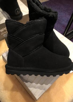 Водоотталкивающие зимние сапоги угги bearpaw neverwet оригинал.6 фото