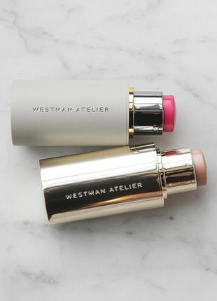 Гелевий хайлайтер-стик з аюрведичними оліями westman atelier lit up glow highlighter stick pärla тестер 5 г9 фото