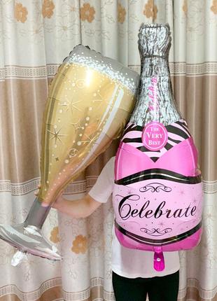 Праздничный слой «бутылка шампанского»2 фото