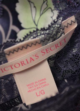 Victoria's secret шовкове сексуальне білизна ночнушка lingerie пеньюар в квіти3 фото