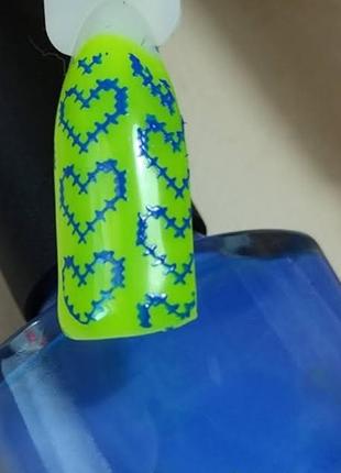 Синя фарба для стемпінгу 8 мл 309