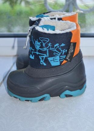 Итальянкие зимние ботинки сапоги willowtex размер 18 - 19