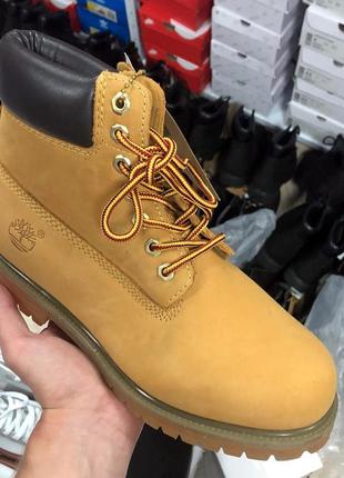 🔥timberland brown🔥чоловічі шкіряні коричневі демісезонні черевики тімберленд.