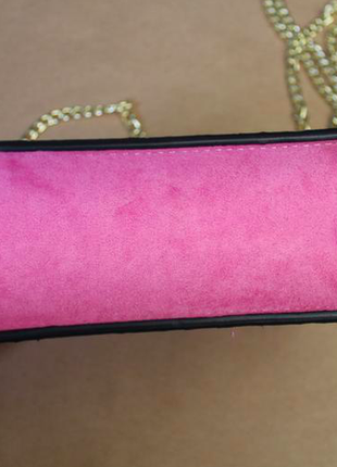 Topshop маленькая летняя сумочка через плечо розовая с тигром кроссбоды zara bershka8 фото