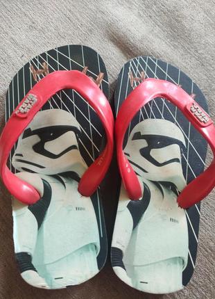Star wars детские шлепанцы в вьетнамке