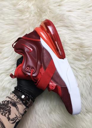 Новинка nike air force 270 red. мужские красные демисезонные кроссовки найк эир.3 фото