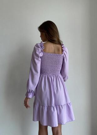 Легка сукня з довгим рукавом8 фото