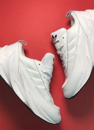 Белые мужские кроссовки adidas sharks white4 фото