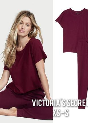 Піжама victoria's secret original xs s 34 36 термо вафельна