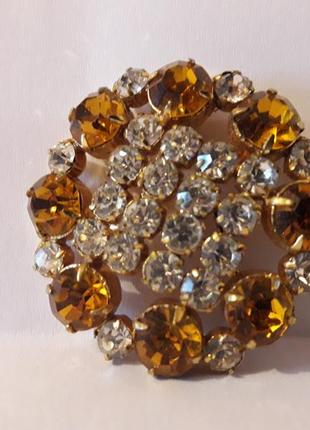 Винтажная ретро брошка  чехословакия ссср.