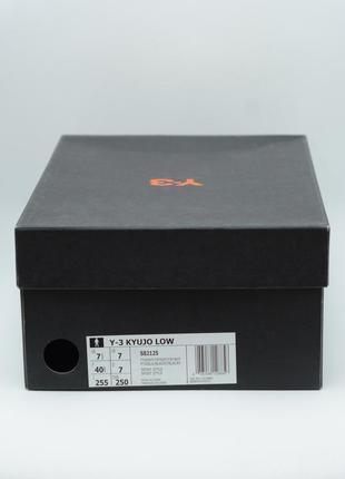 Новые кроссовки y-3 kyuio low white, размер us7.5 (eur40.5) 25.5см2 фото