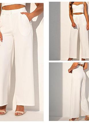 Широкие брюки-палаццо