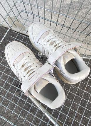 Женские кроссовки adidas forum 84 low cream white 36-37-38-39-40-415 фото