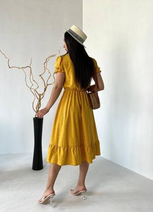 Літнє жіноче плаття сукня жовтий колір 42-44, 46-48, 50-528 фото