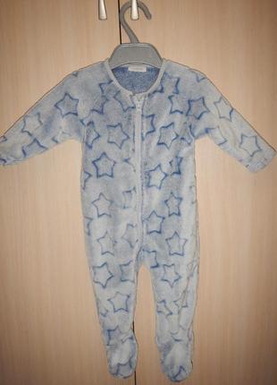 Флісовий сліп чоловічок next р.3-6міс