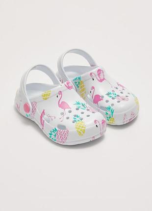 Кроксы для девочки в цветах