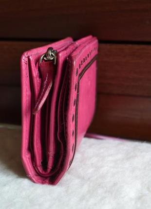 Oriano кожаный кошелек портмоне из натуральной кожи.8 фото