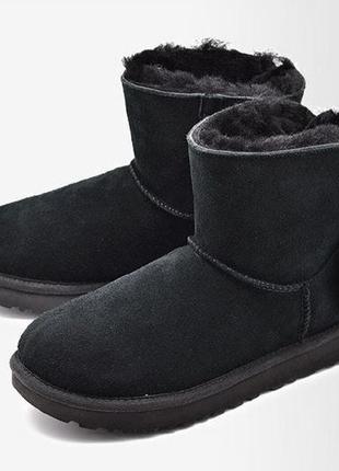 Угги женские ugg customizable bailey bow mini черные (1100212-1) с запасной лентой угг7 фото