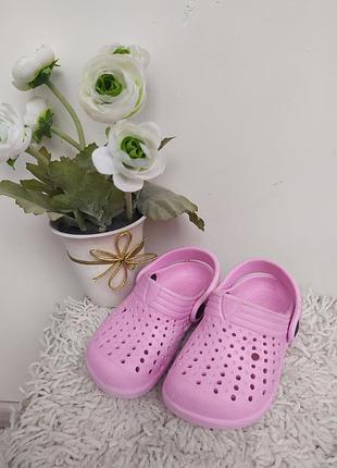 Кроксы для девочек, размер 20 3