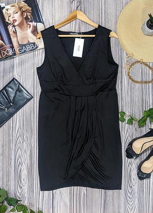 Чорна нарядна сукня yoins #1506