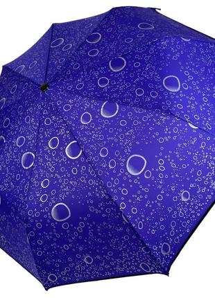 Женский зонт полуавтомат с пузырями от toprain, фиолетовый 0541-5