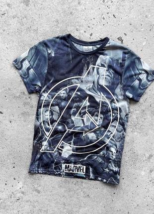 Marvel avengers primark men’s full printed t-shirt футболка1 фото