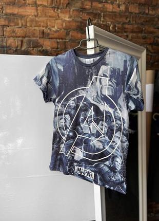 Marvel avengers primark men’s full printed t-shirt футболка4 фото