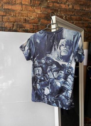 Marvel avengers primark men’s full printed t-shirt футболка6 фото