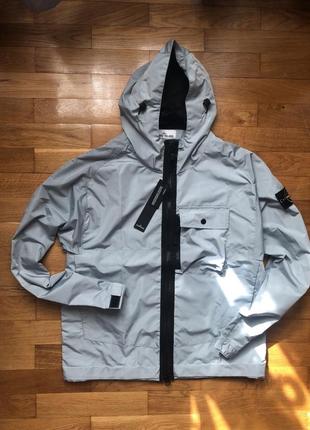 Вітровка stone island micro reps jacket  blue