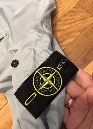 Вітровка stone island micro reps jacket  blue5 фото